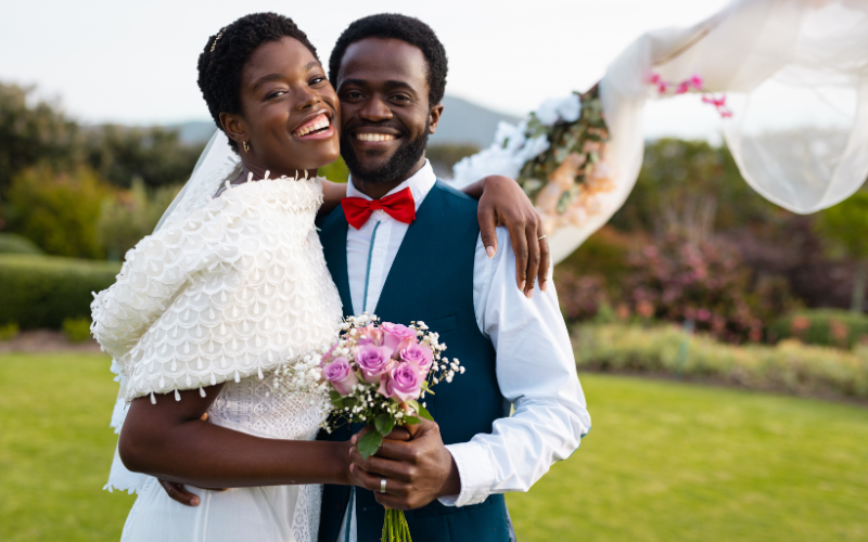 couple at wedding